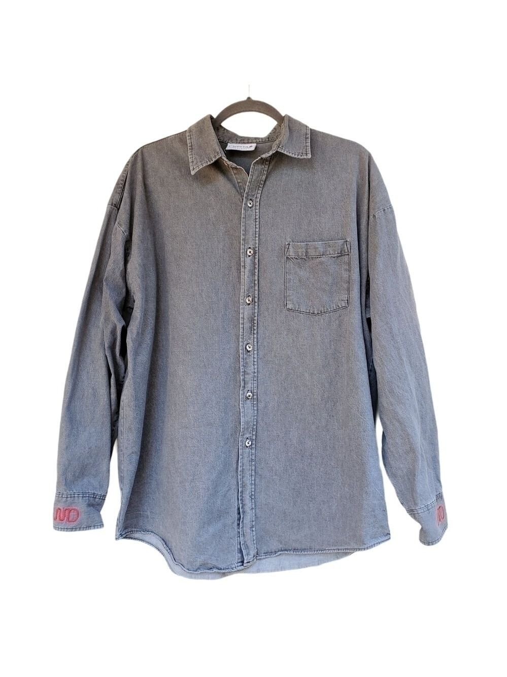 Vtg Crystal Springs L western roping riding shirt